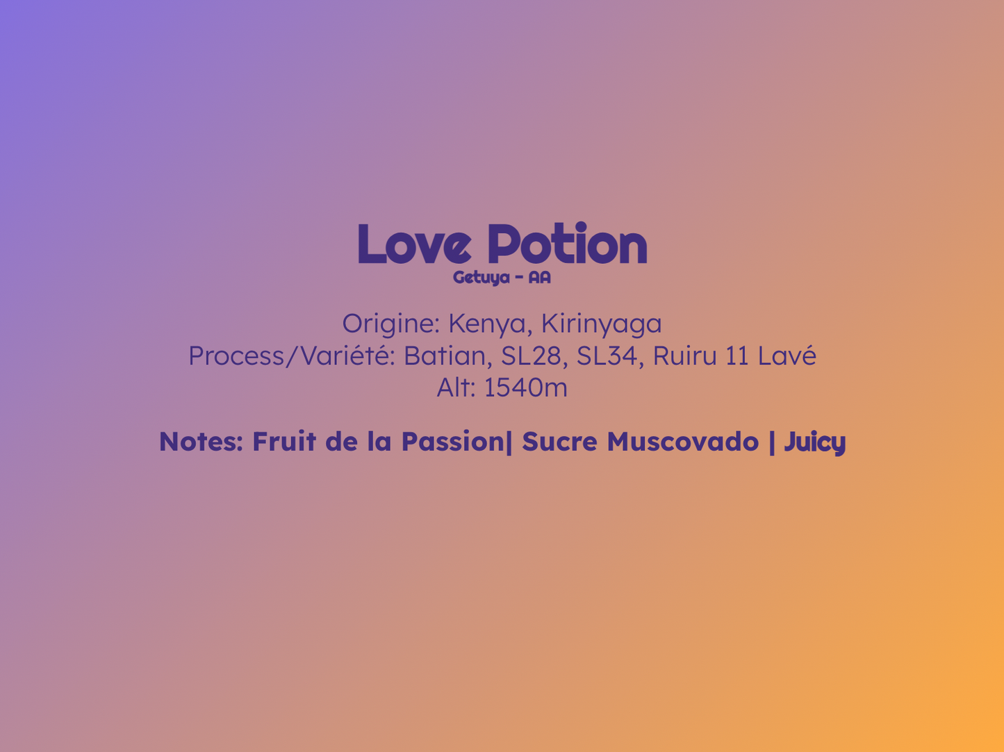 Love Potion - Filtre