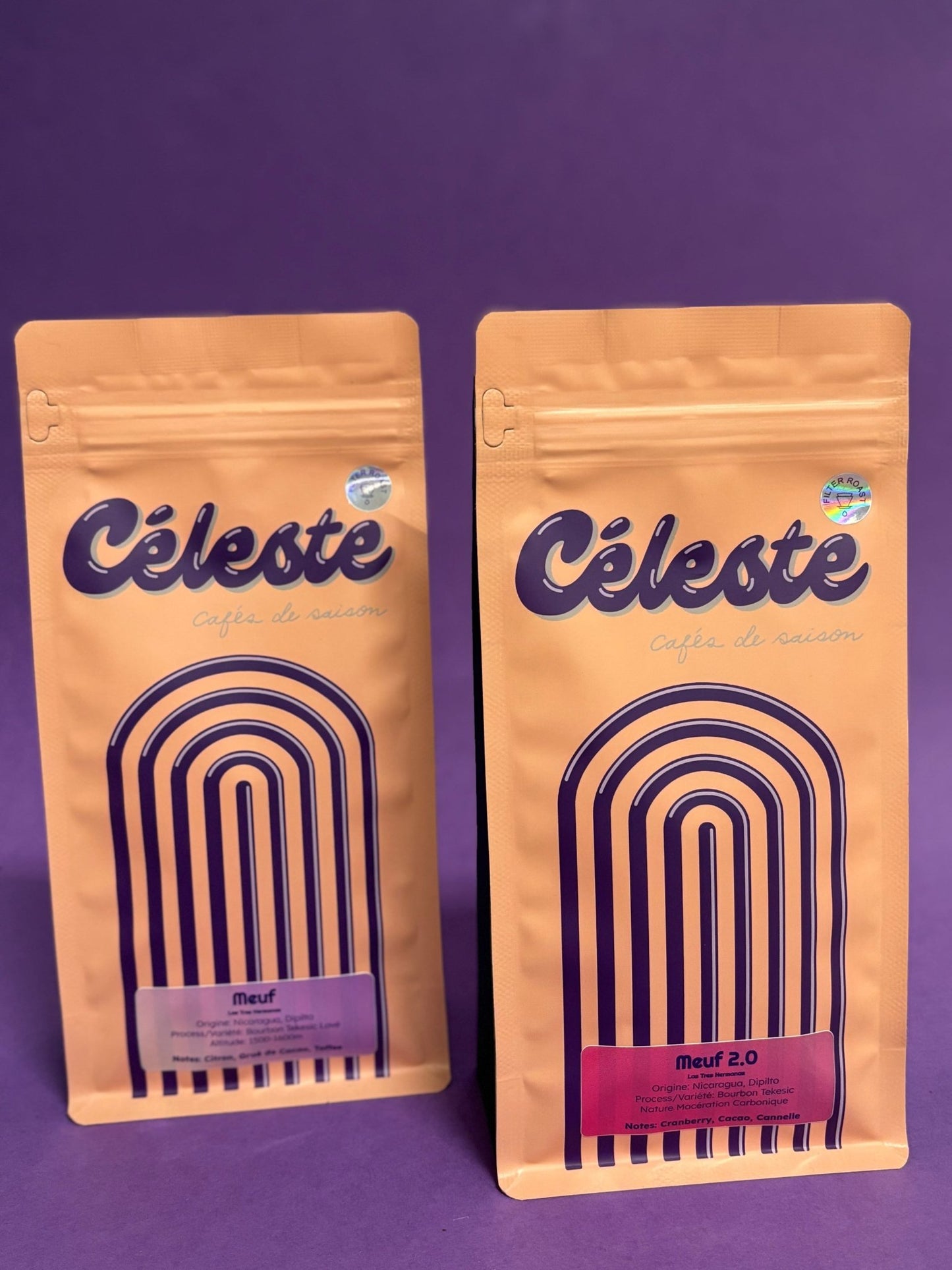 Duo Meuf - 1 café / 2 process - Céleste