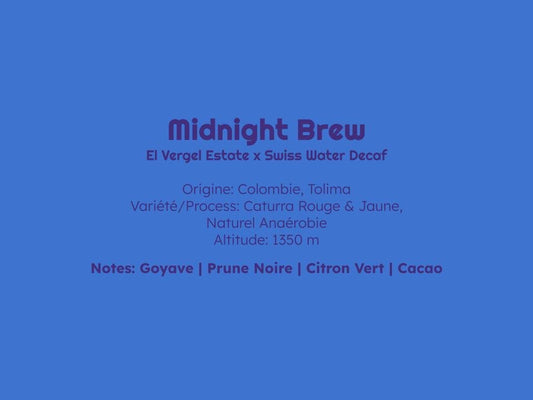 Midnight Brew - Déca - Espresso - Céleste