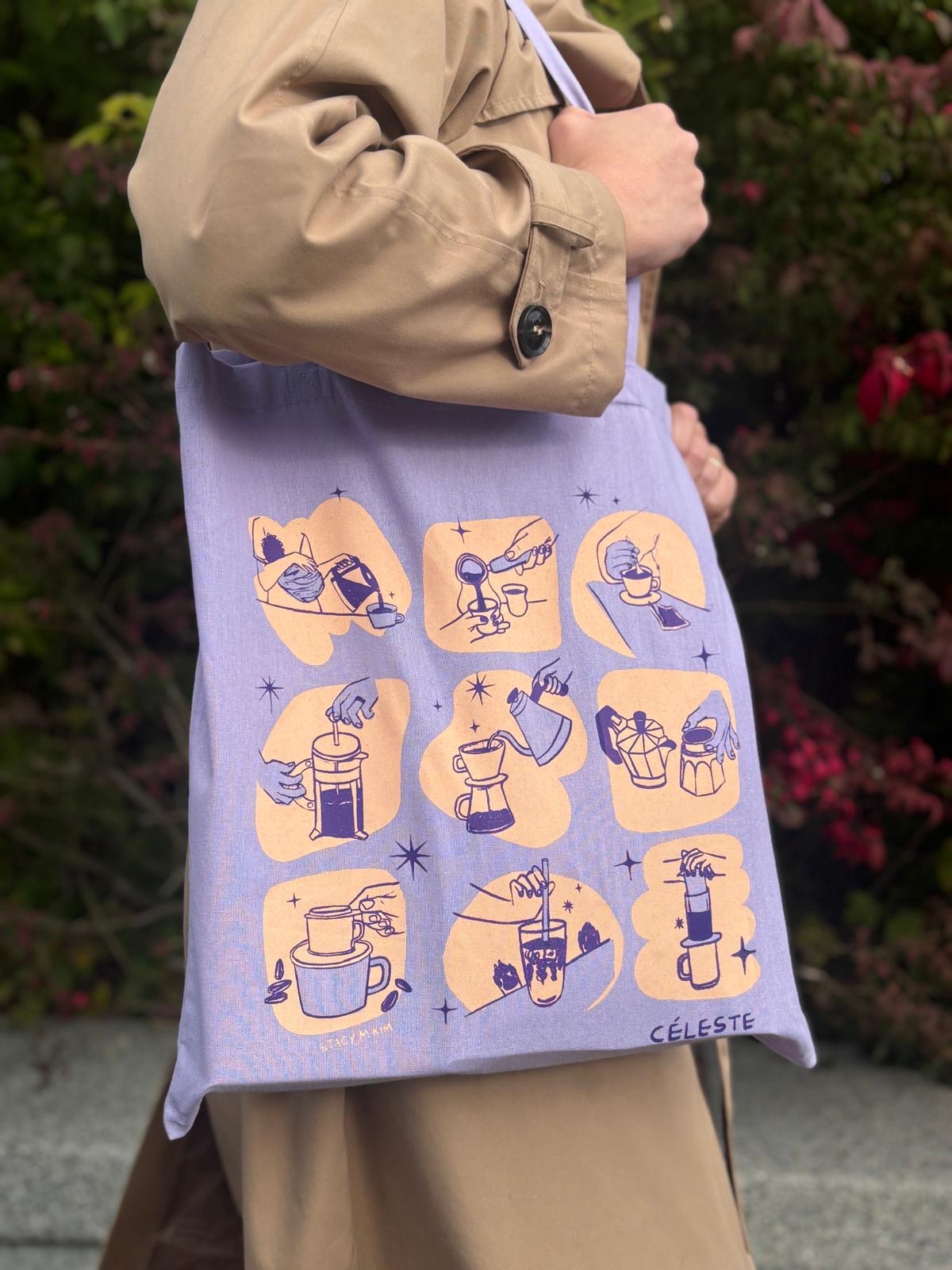 Tote Bag “Coffee Ritual” by Céleste - Céleste