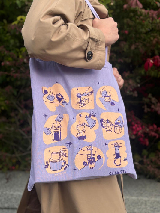 Tote Bag “Coffee Ritual” by Céleste - Céleste