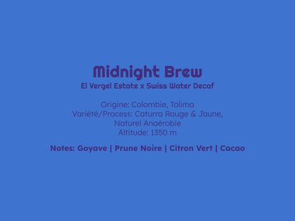 Midnight Brew - Déca - Espresso - Céleste